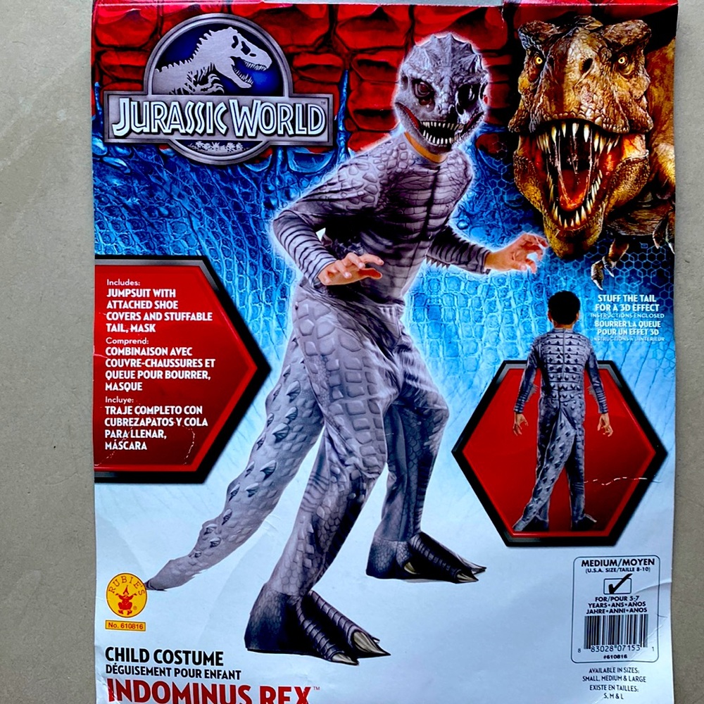 Jurassic World Indominus Rex Childs Medium costume
